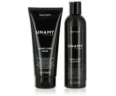 Unamy System Home Care Set Kemon: Unamy System Hair Care Hair Šampūnas, 250 ml + Unamy System Hair Care Hair Treatment Kreminis Mask, 200 ml
