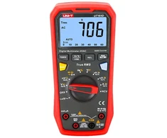 Skaitmenins multimetras, 1000V AC/DC, 20A AC/DC; 60MOm; 60mF; 10MHz; -40°C~1000°C; automatinės ribos, UNI-T