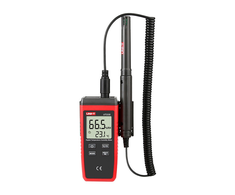 Uni-t termo-higrometras; 1x/s; -10÷60°C; 0÷100% sant. oro drėgmės; °C,°F