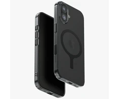 UNIQ Airsuit Dėklas skirtas Apple iPhone 17 Magclick Charging juodos spalvos