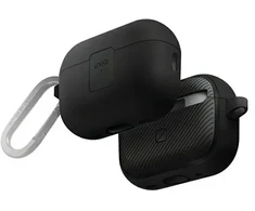 UNIQ Clyde Lock dėklas AirPods Pro 2 (2022/2023) juodas-dark pilkas/charcoal-dark pilkas
