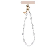 UNIQ Coehl Perla Handstrap universali virvelė skirta telefonui ant rankos baltos spalvos