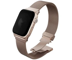Apyrankė UNIQ Dante Pro skirtas Apple Watch 49/46/45/44mm Stainless Steel rožinės spalvos