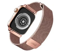 UNIQ Dante išmaniojo laikrodžio dirželis, skirtas Apple Watch (38/40/41 mm) | Nerūdijantis plienas | rausvo aukso spalvos
