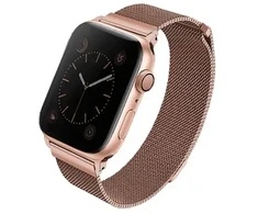 UNIQ Dante išmaniojo laikrodžio dirželis, skirtas Apple Watch (38/40/41 mm) | Nerūdijantis plienas | rausvo aukso spalvos