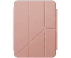 UNIQ dėklas Camden Click Apple iPad Air 13" (2024/2025) rožinės spalvos