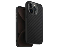 UNIQ dėklas Keva Apple iPhone 15 Pro Max 6.7"Magclick Charging juodos spalvos