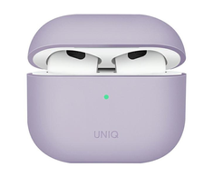 Uniq Lino silikoninis dėklas skirtas AirPods 3 - lavender
