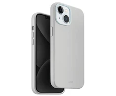 UNIQ dėklas Lino Hue Apple iPhone 15 / 14 / 136.1" Magclick Charging pilkos spalvos