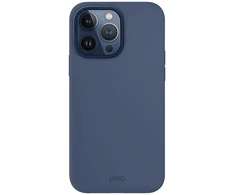 Apple iPhone 15 Pro Max UNIQ Lino Hue Magclick Charging navy dėklas telefonui mėlynos spalvos