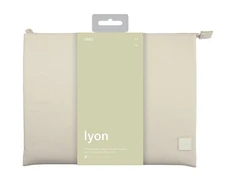 UNIQ Lyon Dėklas laptop Sleeve 14" seasalt light beige Atsparus vandeniui RPET