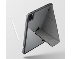 UNIQ dėklas Moven Apple iPad Pro 12,9" (2021) Antimicrobial pilkos spalvos