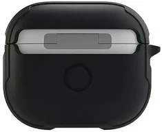 Dėklas UNIQ etui Valencia AirPods 3 juoda midnight juodas Antimicrobial