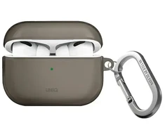 UNIQ Glase dėklas AirPods Pro 2 gen glossy smoke