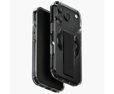 UNIQ Heldro Air Dėklas skirtas Apple iPhone 17 Pro Magclick Charging juodos spalvos