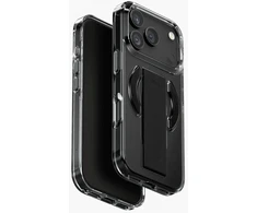 UNIQ Heldro Air Dėklas skirtas Apple iPhone 17 Pro Magclick Charging juodos spalvos