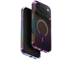 UNIQ Iridescia dėklas skirtas Apple iPhone 17 Pro Magclick Charging midnight quartz