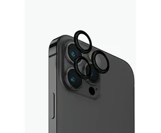 Apsauginis stiklas kamerai APPLE IPHONE 15 PRO UNIQ Optix Aliuminio Camera Lens Protector su aplikatoriumi