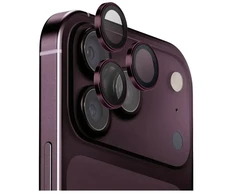 UNIQ Optix AluGuard (DX2) fotoaparato objektyvo apsauga, skirta iPhone 18 Pro / iPhone 18 Pro Max, bordo spalvos