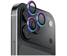 UNIQ Optix AluGuard (DX2) fotoaparato objektyvo apsauga, skirta iPhone 18 Pro / iPhone 18 Pro Max, vaivorykštinė