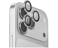 UNIQ Optix AluGuard (DX2) fotoaparato objektyvo apsauga, skirta iPhone 18 Pro / iPhone 18 Pro Max, sidabrinė