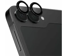 UNIQ Optix Aliuminio Camera Lens Protector Samsung Galaxy Z Flip6 F741 midnight juodas su aplkatoiumi