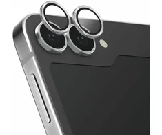 UNIQ Optix Aliuminio Camera Lens Protector Samsung Galaxy Z Flip6 F741 shimmer baltas su aplkatoiumi