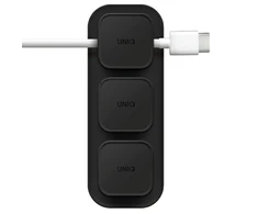 UNIQ Pod Mag magnetinė kabelių tvarkyklė + bazė pilkos spalvos