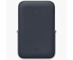 UNIQ Powerbank Hoveo 5000mAh USB-C 20WPD Fast charge Wireless Magnetic mėlyna/storm mėlynas