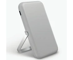 UNIQ Powerbank Hoveo 5000mAh USB-C 20WPD Fast charge Wireless Magnetic šviesiai pilkas/chalk pilkas