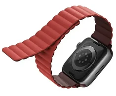 UNIQ Revix Strap Apple Watch Series 1/2/3/4/5/6/7/8/SE/SE2 38/40/41mm Reversible Magnetic maroon-cor