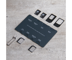 UNIQ Sim Adapteris Traveller Kit 7in1 kortelių alikiklis