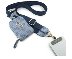 Universali smycz su portfelem Guess 4G Metal Logo mėlyna