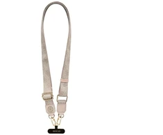 Universal lanyard Guess CBDY 4G Tether Patch Strass Metal Logo pink