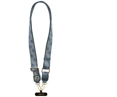 Universal lanyard Guess CBDY 4G Tether Patch Strass Metal Logo mėlynas