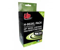 „UPrint HP H-953XL“ pakuotė, 4 juodos spalvos, C, M, Y