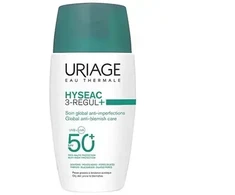 Uriage HYSEAC 3 REGUL+ globalus kremas nuo spuogų SPF50+ 50 ml