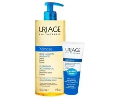 Uriage Xémose Cleansing Soothing Oil + Anti-Itch Soothing Oil Balm, 500 ml +, 50 ml