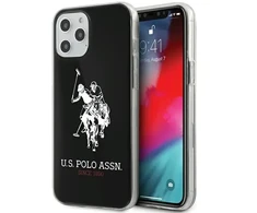 Us Polo Assn U.S. Polo USHCP12LTPUHRBK „Big Horse“ telefono dėklas iPhone 12 Pro Max, juodas
