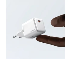 USAMS Tinklo įkroviklis 1xUSB-C PD30W 3A (only head) PD3.0 Fast Charging violetinis X-ron Series CC186TC03 (US-CC186)