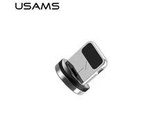 USAMS Adapteris magnetyczny lightning bulk sidabro spalvos SJ157USBTA (US-SJ157)