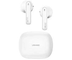 USAMS Belaidės Bluetooth ausinės 5.0 TWS SM series baltos spalvos BHUSM01 (US-SM001)