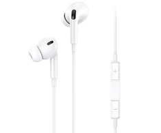 USAMS ausinės stereo EP-41 MAX lightning baltos spalvos SJ621MHS01 (US-SJ621)