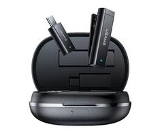 USAMS belaidis mikrofonas ENC 2.4G Wireless Lavalier mikrofonas USB-C ZB243MKF01 (US-ZB243)