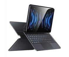 USAMS Apple iPad Pro 12,9" juodos spalvos dėklas planšetiniam kompiuteriui su klaviatūra Miaoke Series IPP12MG01 (US-BH876)