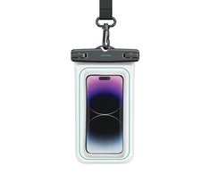 USAMS vandeniui atsparus dėklas 6.7" IP68 baltos spalvos FSD1302 (US-YD013)