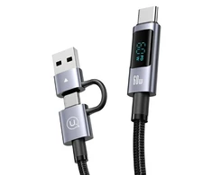 USAMS Kabelis 60W 6in1 Digital Ekranas Data Cable Sufeng Seria 2M (SJ736)