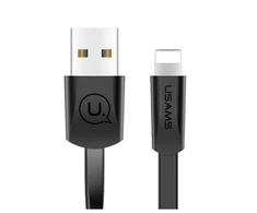 USAMS Kabelis płaski U2 Lightning 1,2mjuodos spalvos SJ199IP01 iPhone 5/6/7/8/X (US-SJ199)