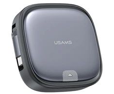 USAMS Kabelis 3in1 MicroUSB/USB-C/Lightning 60W, tamsinantis SJ650USB01 (US-SJ650)