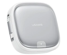 USAMS Kabelis pintas 3in1 MicroUSB/USB-C/Lightning 60W sidabro spalvos SJ650USB02 (US-SJ650)
